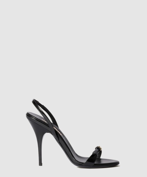 [MIUMIU-미우미우]에나멜 가죽 샌들 5X343E