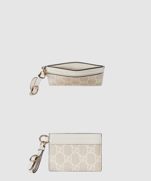 [GUCCI-구찌]GG 엠블럼 스트랩 카드 케이스 819121