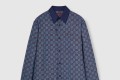 [GUCCI-구찌]GG 비쉬 코튼 울 자카드 셔츠 814715