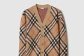 [BURBERRY-버버리]체크 울 모헤어 블렌드 카디건 80934941