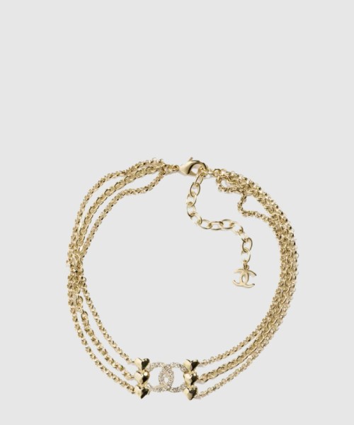 [CHANEL-샤넬]더블 C 하트 목걸이 ABA260