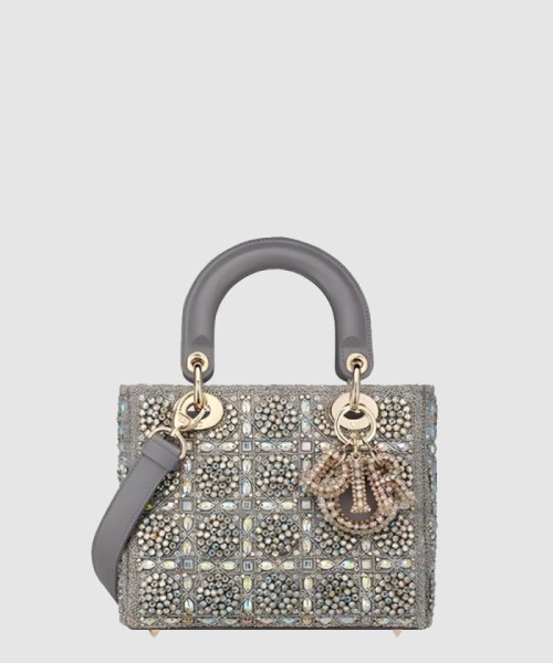 [DIOR-디올]레이디백 램스킨 스몰 M0531