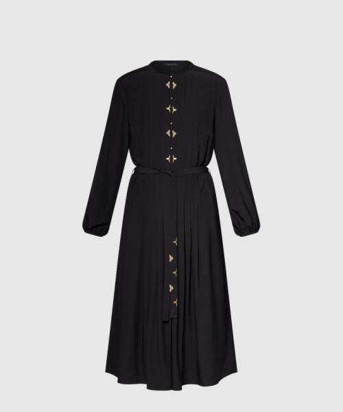 [LOUIS VUITTON-루이비통]모노그램 플라워 플리츠 드레스 1AGOP3