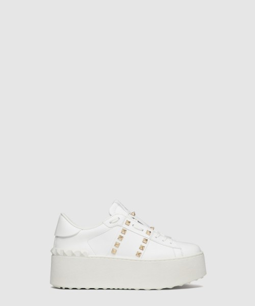 [VALENTINO-발렌티노]송아지 가죽 플랫폼 스니커즈