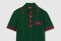 [GUCCI-구찌]스트라이프 트리밍 폴로 탑 ‎691713