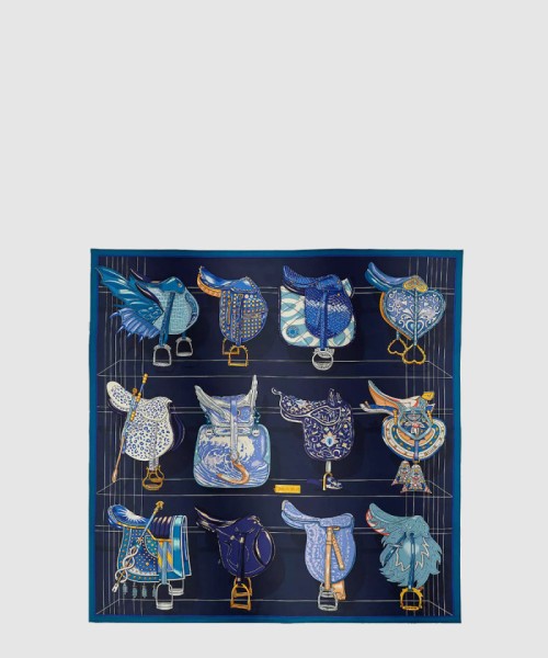 [HERMES-에르메스]Tous en Selle 스카프 90