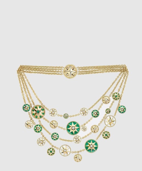 [DIOR-디올]Rose des Vents 플래스트런 목걸이 JRDV9