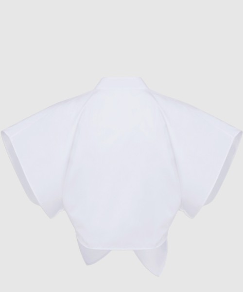 [DIOR-디올]Dioriviera 타이 크롭 블라우스 541B6