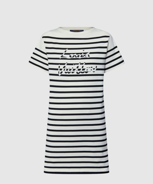 [LOUIS VUITTON-루이비통]시그니처 스트라이프 니트 드레스 1AIAU2