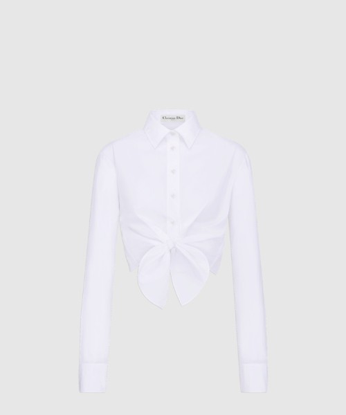[DIOR-디올]Dioriviera 타이 크롭 블라우스 541B6