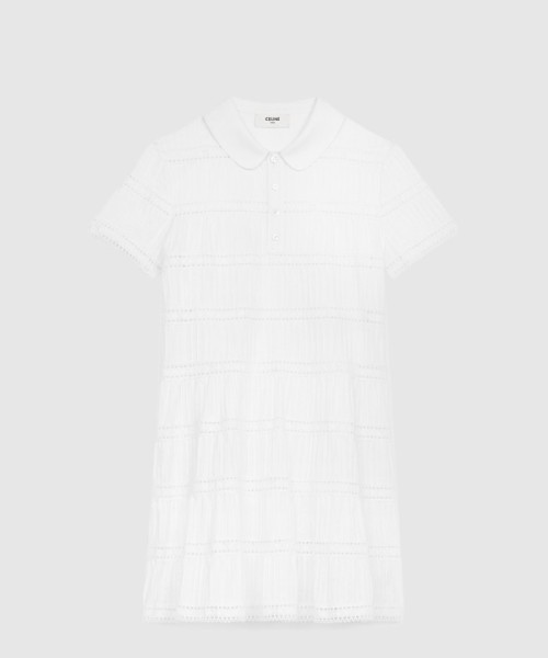 [CELINE-셀린느]자수 트리밍 미니 드레스 RR0106