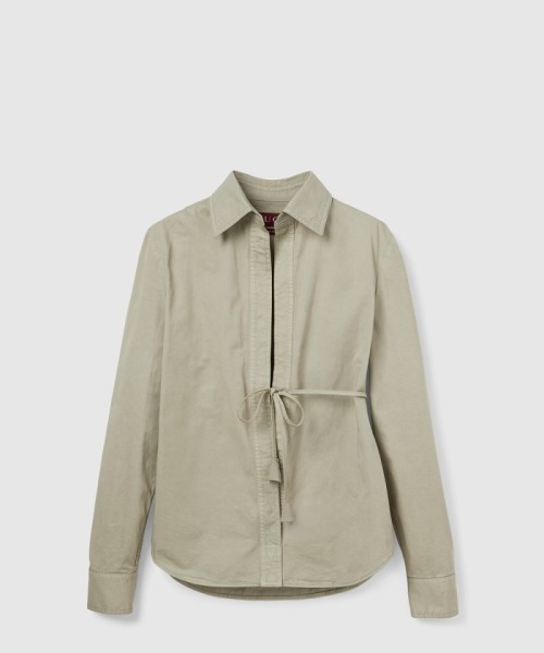 [GUCCI-구찌]타이 웨이스트 코튼 트윌 셔츠 830134