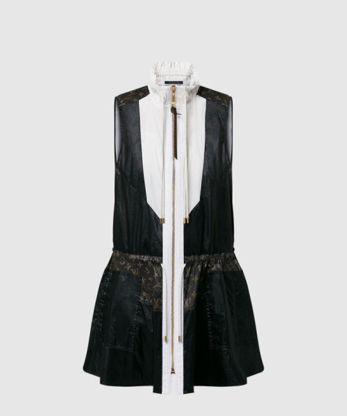 [LOUIS VUITTON-루이비통]컬러블록 드로스트링 드레스 1AHGFP