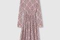 [GUCCI-구찌]프린트 멀버리 실크 드레스 813262