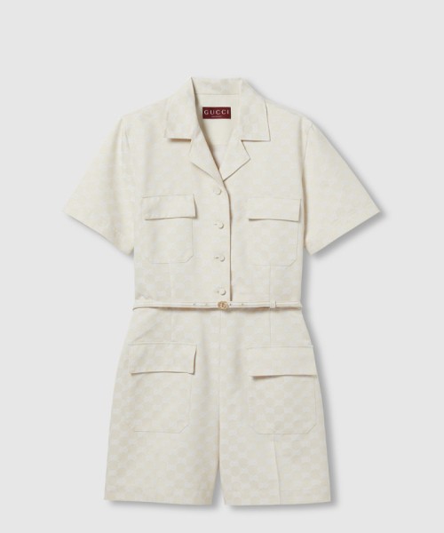 [GUCCI-구찌]GG 코튼 개버딘 점프수트 818256