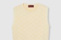 [GUCCI-구찌]파인 GG 코튼 슬리브리스 탑 821143