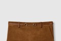 [GUCCI-구찌]스웨이드 쇼츠 홀스빗 벨트 ‎815075