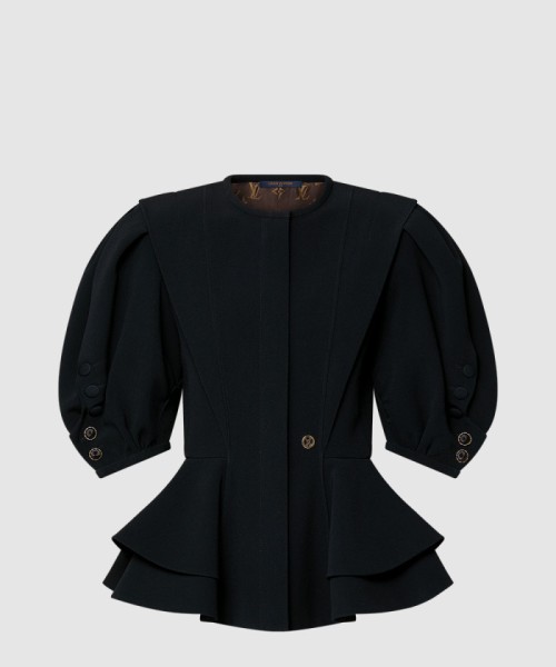 [LOUIS VUITTON-루이비통]퍼프 슬리브 페플럼 재킷 1AIBB4