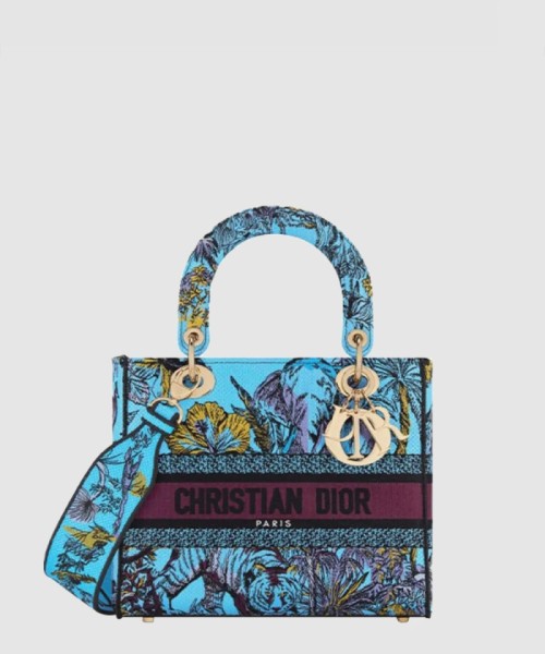 [DIOR-디올]레이디백 램스킨 미듐 M0565