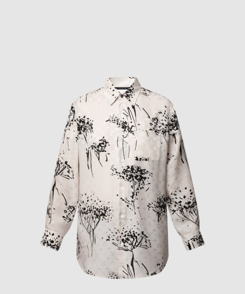 [LOUIS VUITTON-루이비통]모노그램 트리 실크 셔츠 1AHHLM