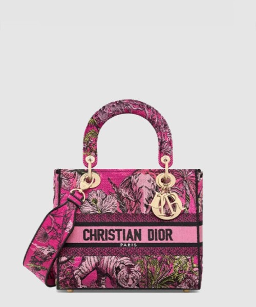 [DIOR-디올]레이디백 램스킨 미듐 M0565