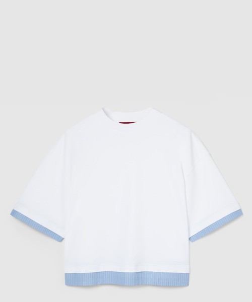 [GUCCI-구찌]자수 장식의 부드러운 니트 티셔츠 833049