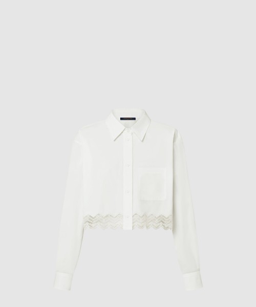 [LOUIS VUITTON-루이비통]레이스 트림 셔츠 1AHGWW