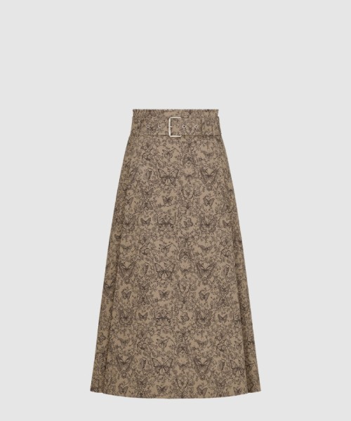 [DIOR-디올]플레어 미디 스커트 521J5