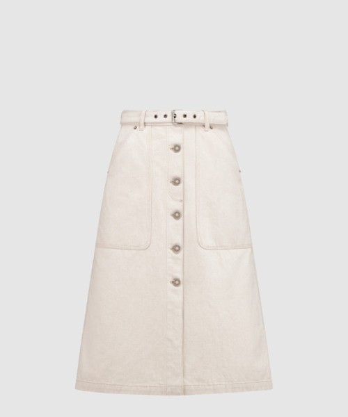 [DIOR-디올]벨트 스커트 522J7