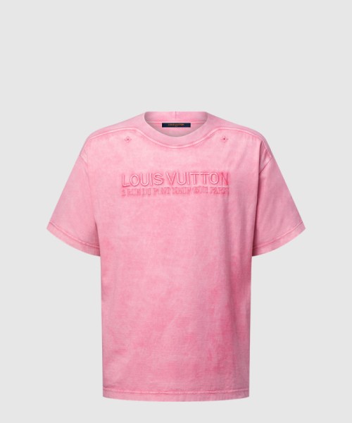 [LOUIS VUITTON-루이비통]워시드 리브드 티셔츠 1AHWA0