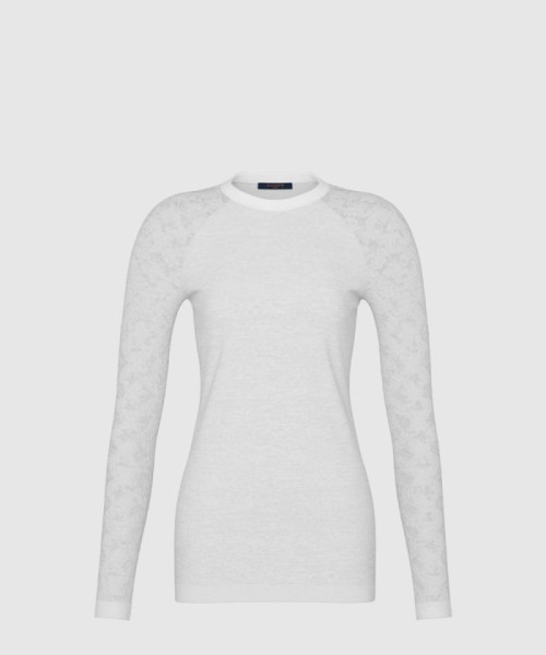 [LOUIS VUITTON-루이비통]모노그램 액센트 롱 슬리브드 톱 1AHJGU