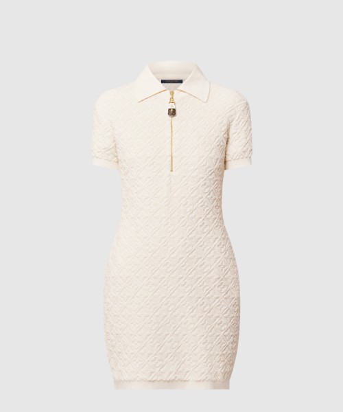 [LOUIS VUITTON-루이비통]모노그램 플라워 타월링 폴로 드레스 1AHIWA