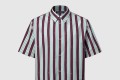 [LOUIS VUITTON-루이비통]스트라이프드 쇼트 슬리브드 셔츠 1AHVWE