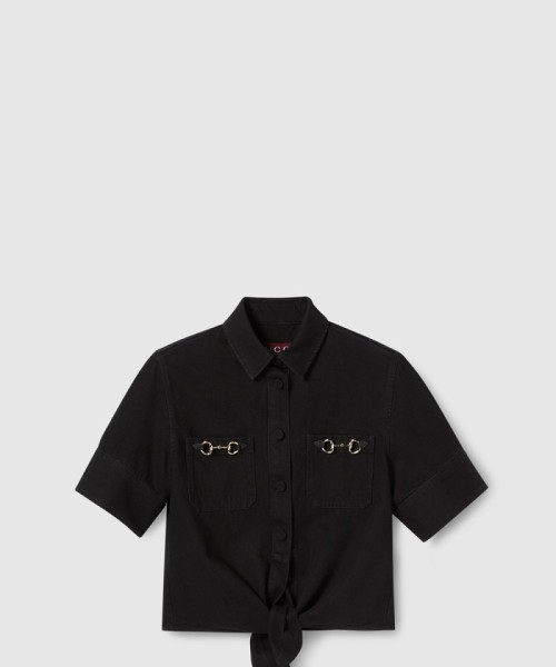 [GUCCI-구찌]홀스빗 데님 셔츠 832484