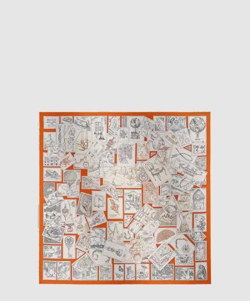 [HERMES-에르메스]Le Philateliste du Faubourg 스카프 90