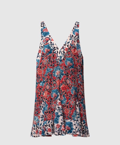 [LOUIS VUITTON-루이비통]플로럴 바인 고데트 드레스 1AHHYM