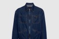 [PRADA-프라다]라이트 데님 지퍼 재킷 GEB255