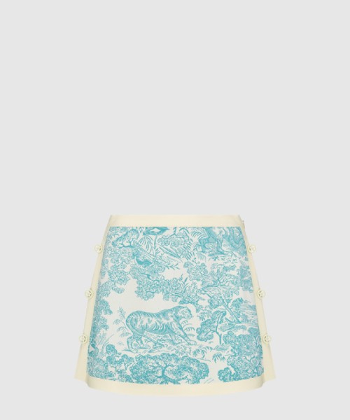 [DIOR-디올]Dioriviera 스트레이트 미니스커트 544J1