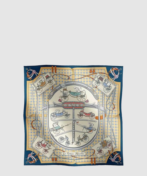 [HERMES-에르메스]Les Voitures Nouvelles 스카프