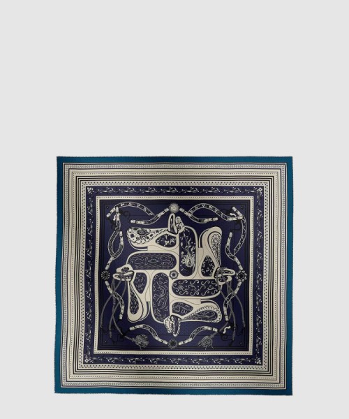 [HERMES-에르메스]Festival des Amazones Bandana 숄 140