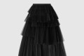 [DIOR-디올]언발란스 플리츠 미디 스커트 541J2