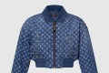 [LOUIS VUITTON-루이비통]모노그램 데님 크롭 보머 재킷 1AI177