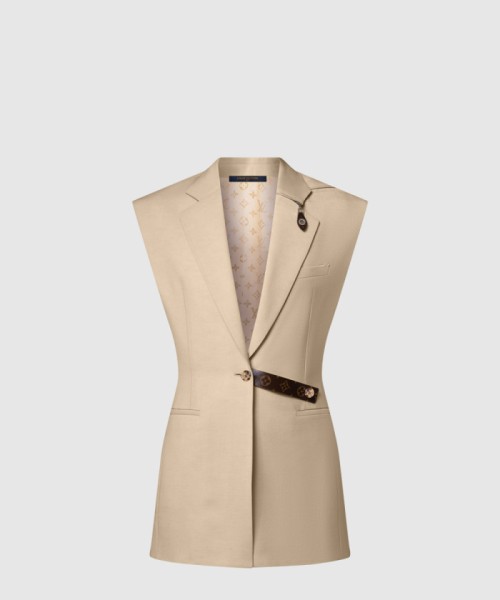 [LOUIS VUITTON-루이비통]모노그램 액센트 슬리브리스 블레이저 1AI883