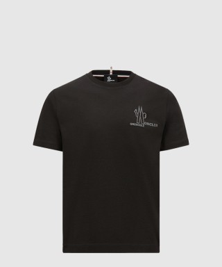 [MONCLER-몽클레어]엠보싱 로고 코튼 티셔츠