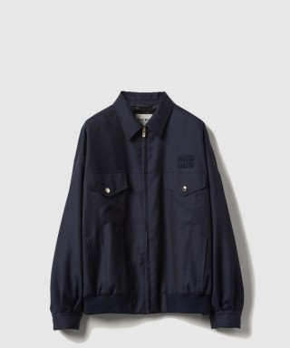 [MIUMIU-미우미우]바타비아 블루종 재킷 ML1059