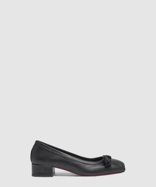 [LOUBOUTIN-루부탱]실크 새틴 발레 플랫 1240204