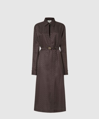 [FENDI-펜디]FF 자카드 실크 드레스 FDD443