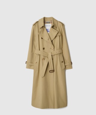 [BURBERRY-버버리]롱 개버딘 워털루 트렌치코트 81111521