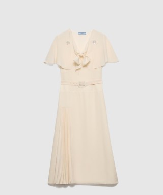 [PRADA-프라다]플리츠 모로케인 드레스 P3P82H