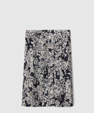 [BURBERRY-버버리]플리츠 데이지 실크 스커트 81050741